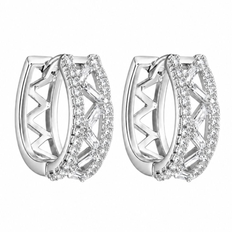 ARGOLA DETALHES BAGUETES EM V