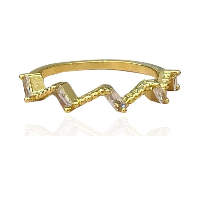 ANEL ZIGZAG COM BAGUETES