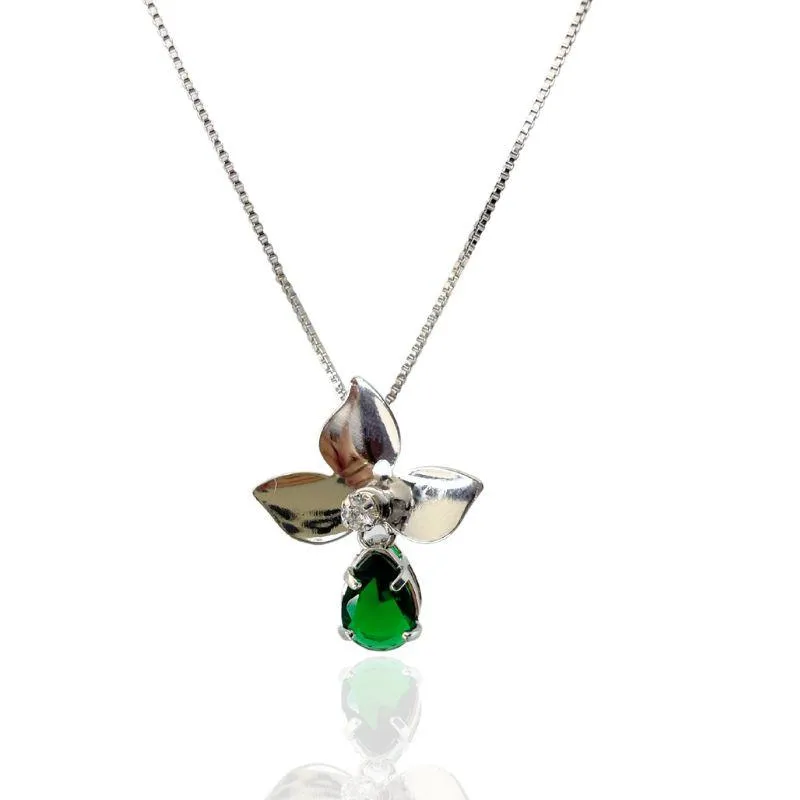 COLAR FLOR COM GOTA