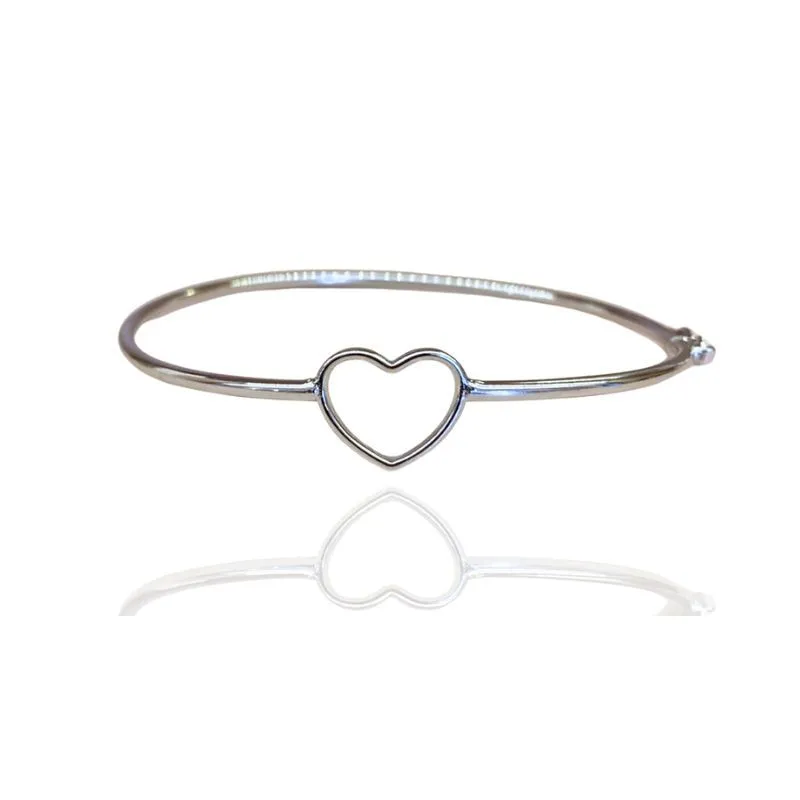 BRACELETE CANO COM CORAÇÃO VAZADO