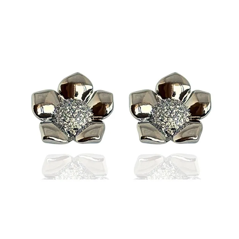 BRINCO FLOR MIOLO CRAVEJADO