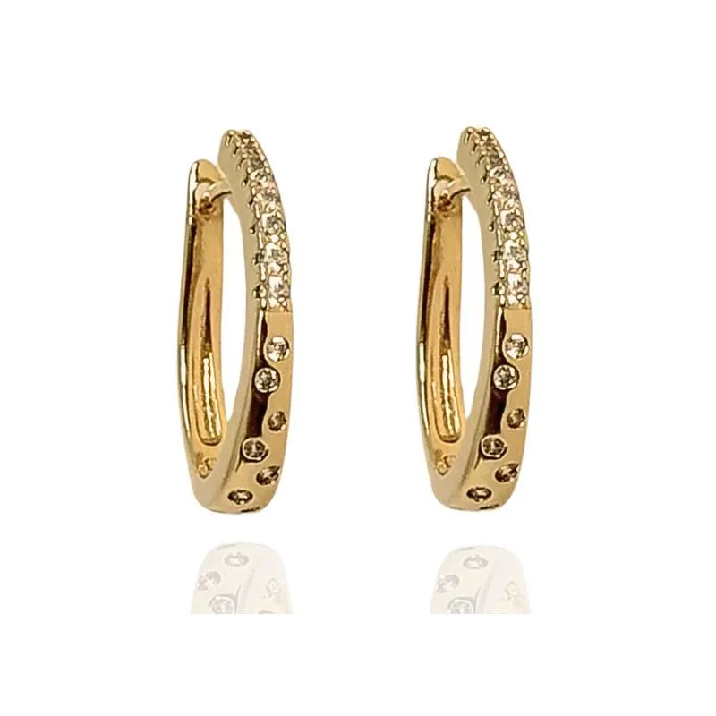 ARGOLA EM U CRAVEJADA