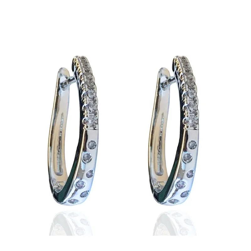 ARGOLA EM U CRAVEJADA