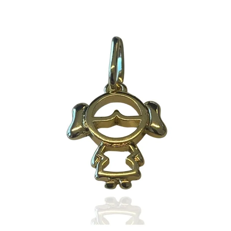 PINGENTE MENINA LISA