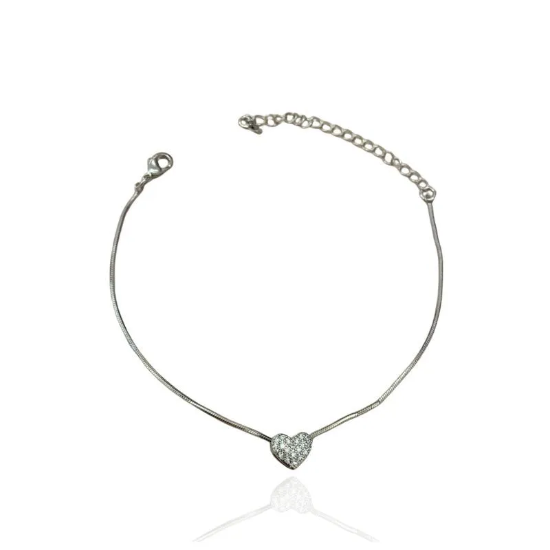 PULSEIRA CORAÇÃO CRAVEJADO