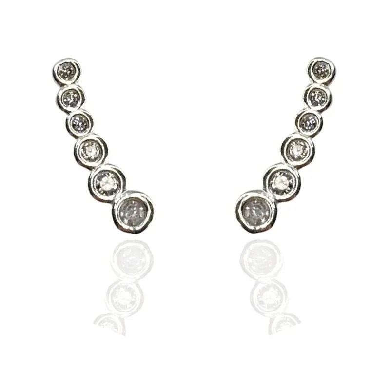 BRINCO MINI EAR CUFF 6 ZIRCÔNIAS