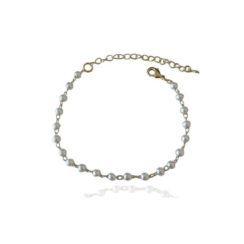 PULSEIRA INFANTIL MINI PÉROLAS 3MM