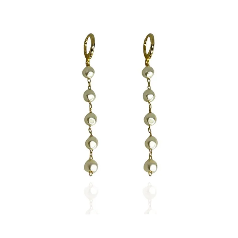 ARGOLA CLICK PÉROLAS PENDURADAS