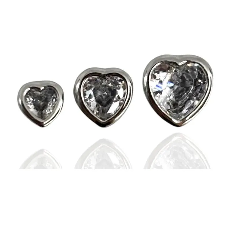 BRINCO TRIO CORAÇÃO CRISTAL