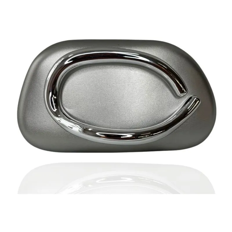 CLUTCH DETALHE DE MÃO PRATA