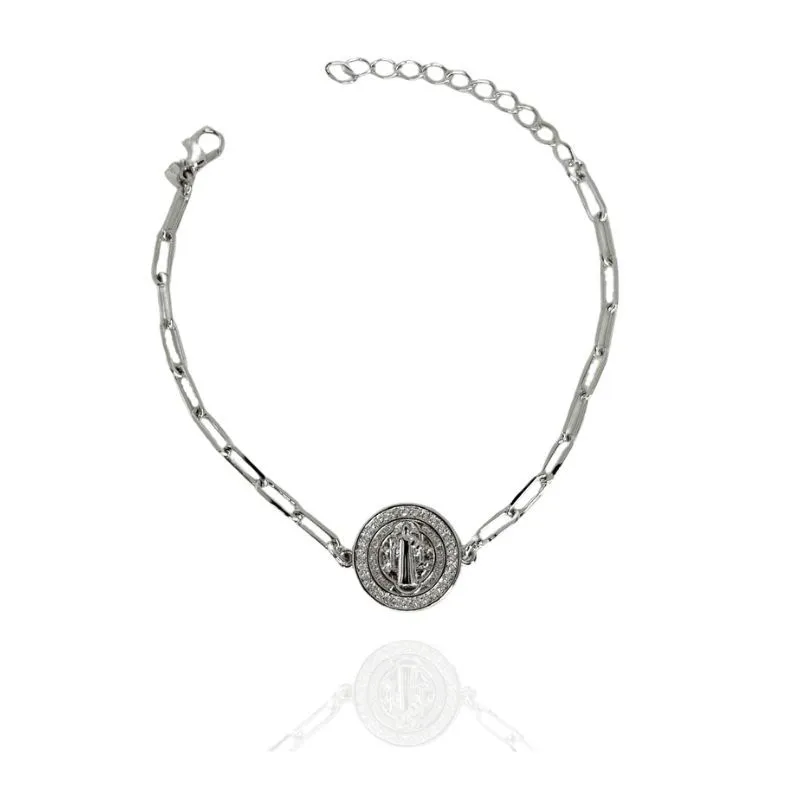 PULSEIRA CARTIER SÃO BENTO CRAVEJADO EM VOLTA