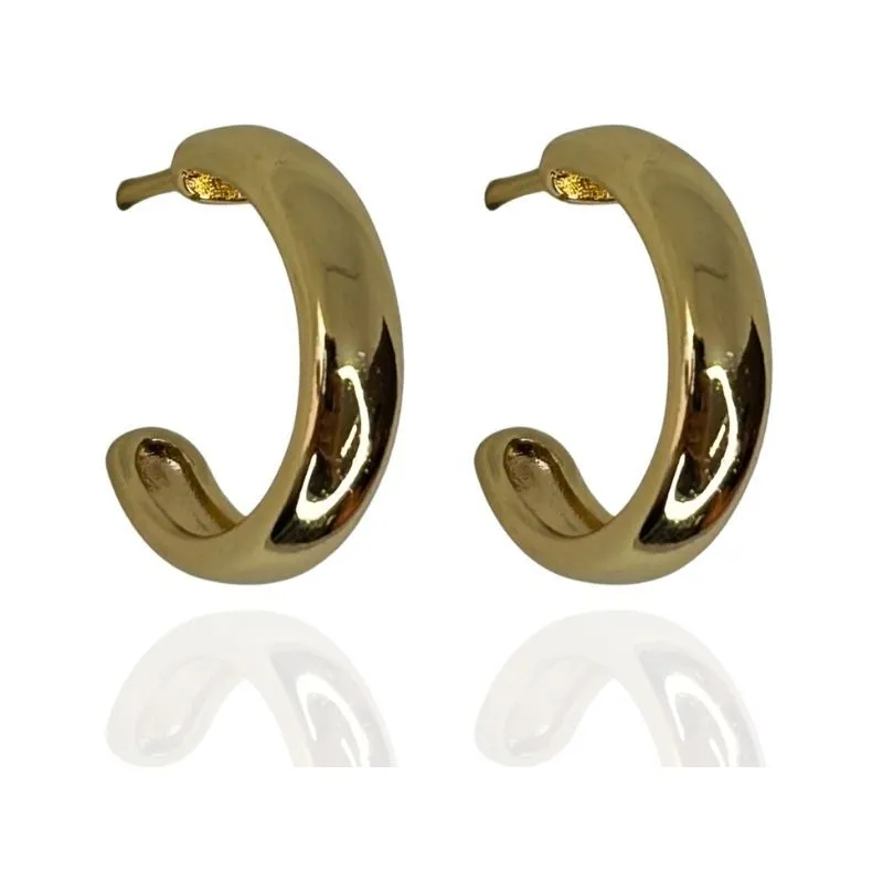 BRINCO MEIA ARGOLA LISA