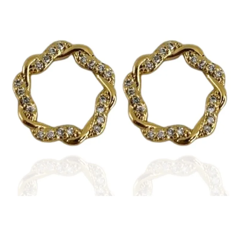 BRINCO TORCIDO CRAVEJADO