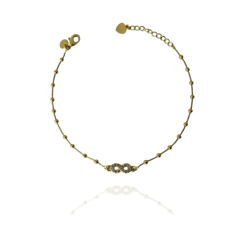 PULSEIRA BOLINHA INFINITO CRAVEJADO