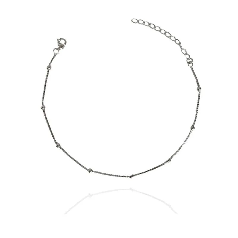 TORNOZELEIRA VENEZIANA BOLINHA 1MM