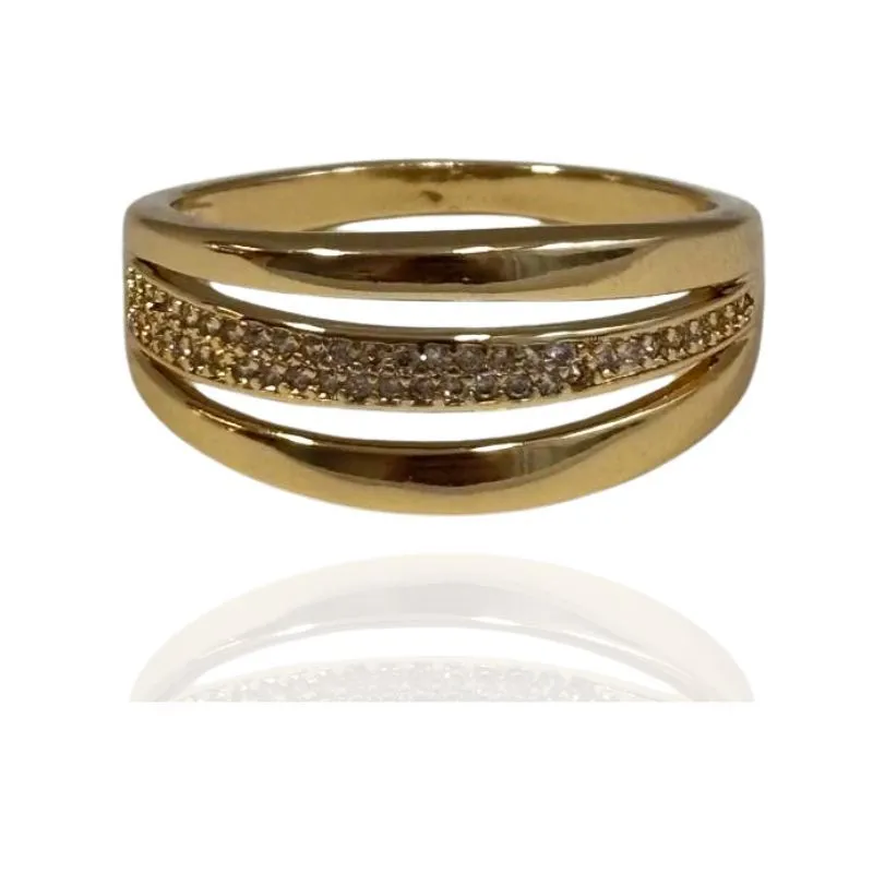 ANEL LARGO MEIO CRAVEJADO