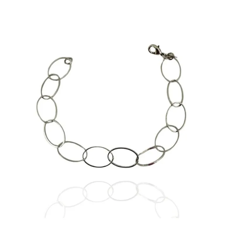 PULSEIRA ELOS OVAIS FIO DE OURO