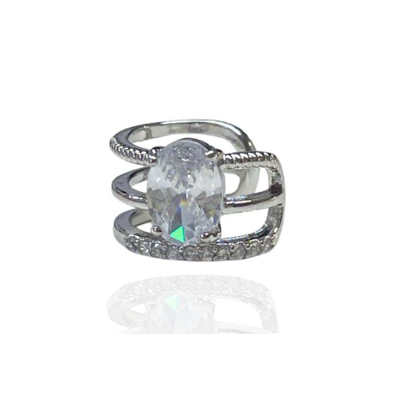 PIERCING FAKE ZIRCÔNIA OVAL